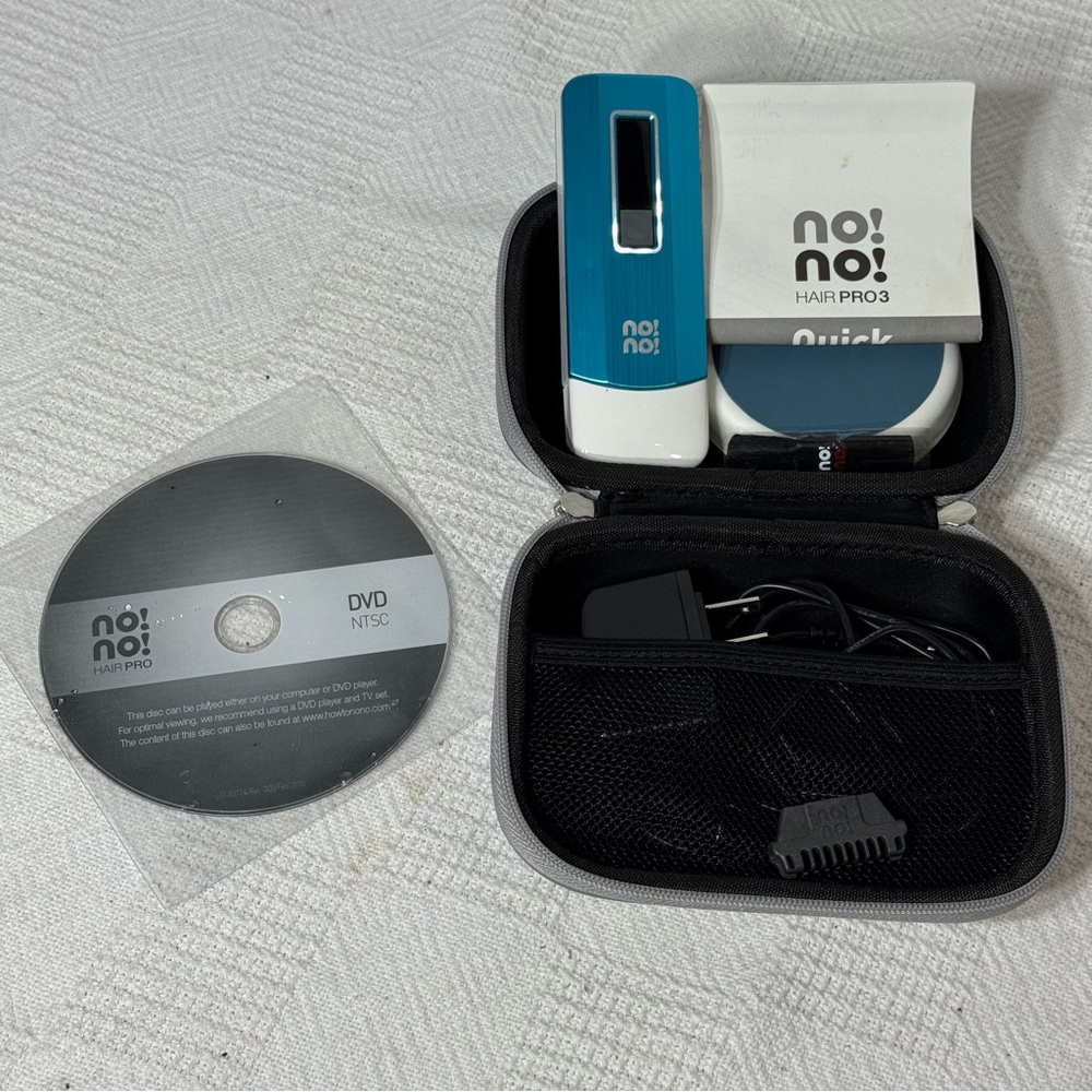 no!no! Hair PRO3 Removal Device Facial and Full Body Blue White